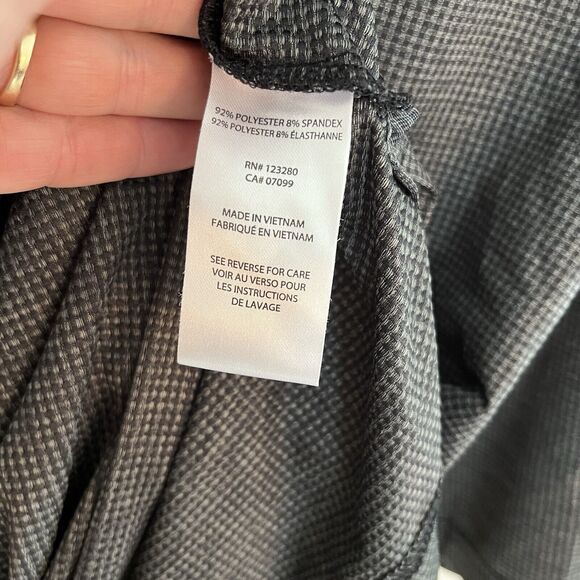 Travis Mathew Polo Shirt Mens XL Golf Check Gingham Print Pattern Fall Nerd - Picture 3 of 7